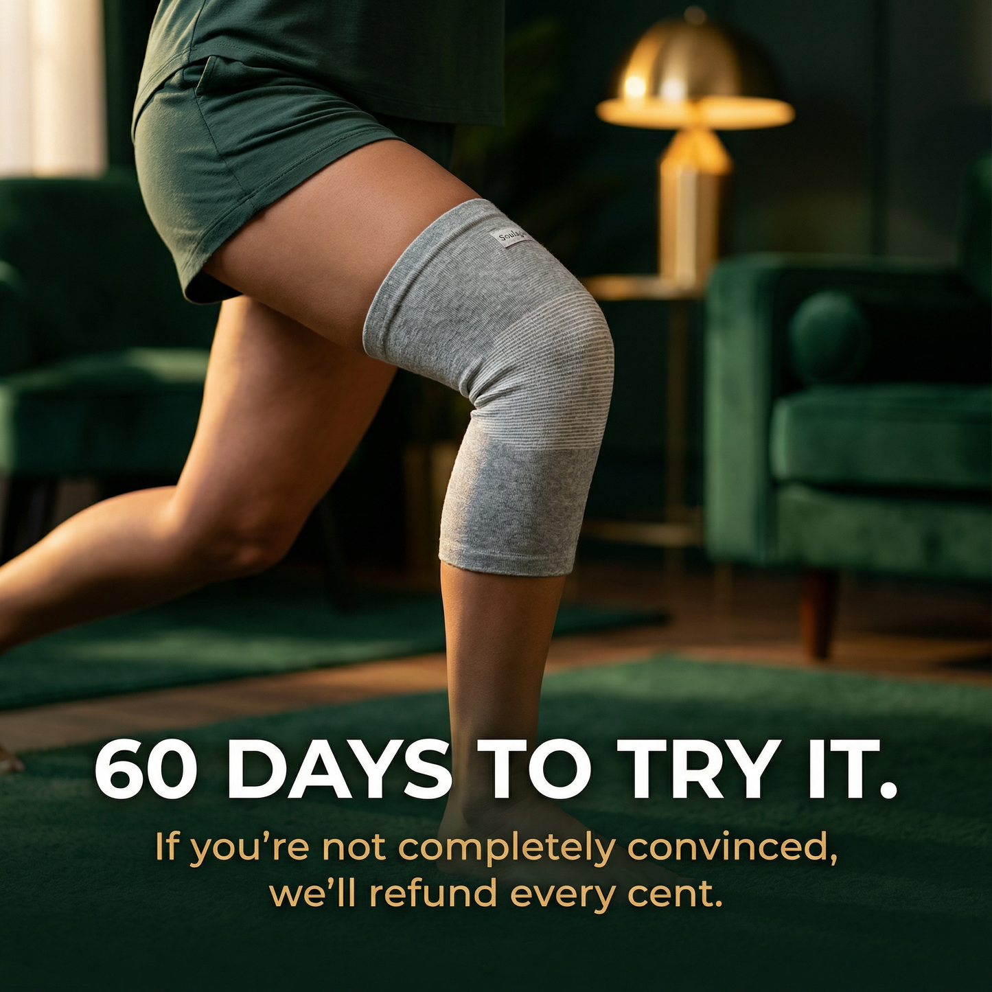 Soulagio : The bamboo knee sleeve trusted by thousands of Australians to relieve knee pain and discomfort.