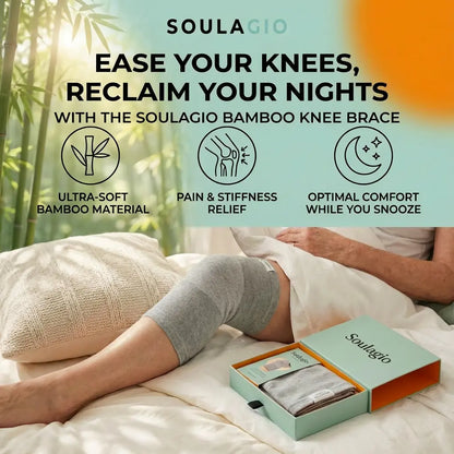 Soulagio : The bamboo knee sleeve trusted by thousands of Australians to relieve knee pain and discomfort.